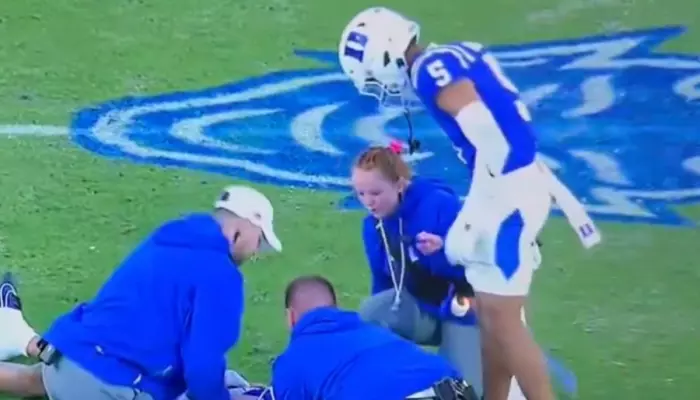 Duke’s Kimari Robinson Apologizes For Swatting A Trainer Caring For His Teammate, ‘I Was Scared..'