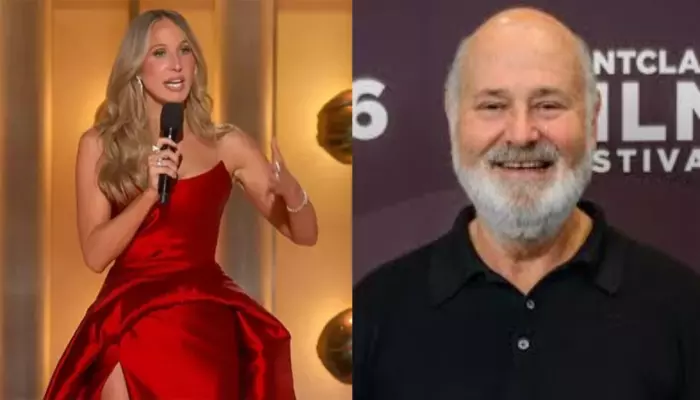 Nikki Glaser Pays Tribute To Rob Reiner While Being On Golden Globe 2026 By Wearing A Cap
