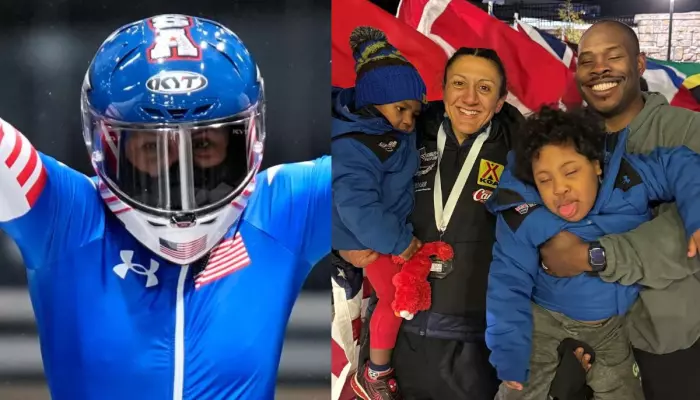 Meet Elana Meyers Taylor's Husband, Nic And Their Children As She Wins First Olympic Gold In Monobob
