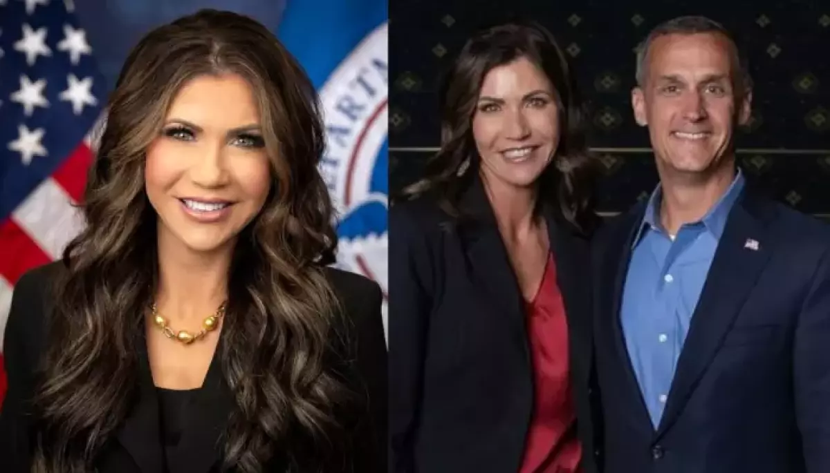 Kristi Noem Was Caught Getting Cosy With Corey Lewandowski, Source Revealed, 'I Saw Her On His Lap'