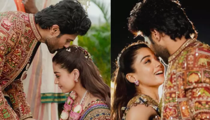 Rashmika Mandanna Shares Unseen Mehendi Pics Reveals Her Spiritual Side In Colourful Lehenga