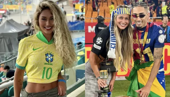 Meet Raphinha's Wife Natalia Rodrigues, Model And Influencer, Met Football Player During Her Teenage