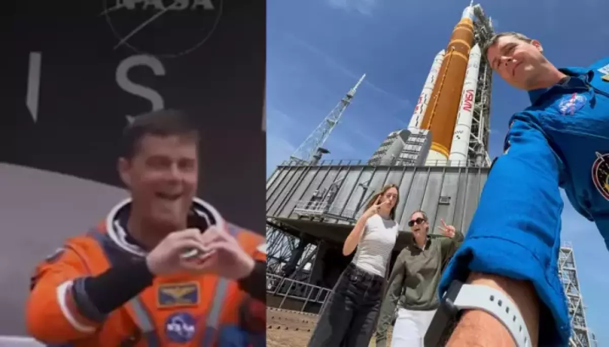 Artemis II Astronaut, Reid Wiseman Makes Loving Gesture To His Two Daughters Before Flying To Moon