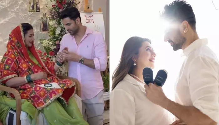 Divyanka Tripathi Beams With Happiness At Her 'Godh Bharai', Sparks Buzz Around Expecting Twins