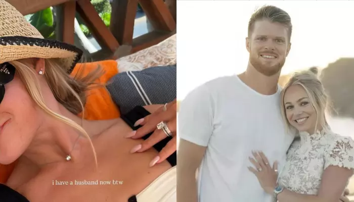 Seahawks' Sam Darnold Is Now Married, His Wife, Katie Hoofnagle Reacts, 'I Have A Husband...'
