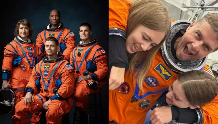 Reid Wiseman's Late Wife, Carroll Gets Emotional Tribute From Artemis II Crew, He Cries, Hugs Them