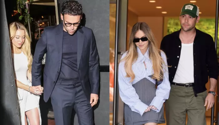 Sydney Sweeney And Her BF, Scooter Braun Share Cutesy Kiss At The Premiere Of 'Euphoria' Season 3