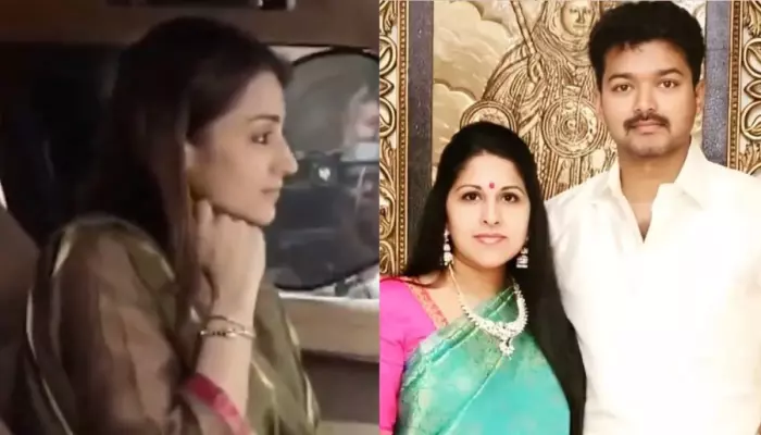 Where's TVK's Vijay Thalapathy's Wife Sangeetha As Trisha Krishnan Visits Him Amid TN Election Buzz?