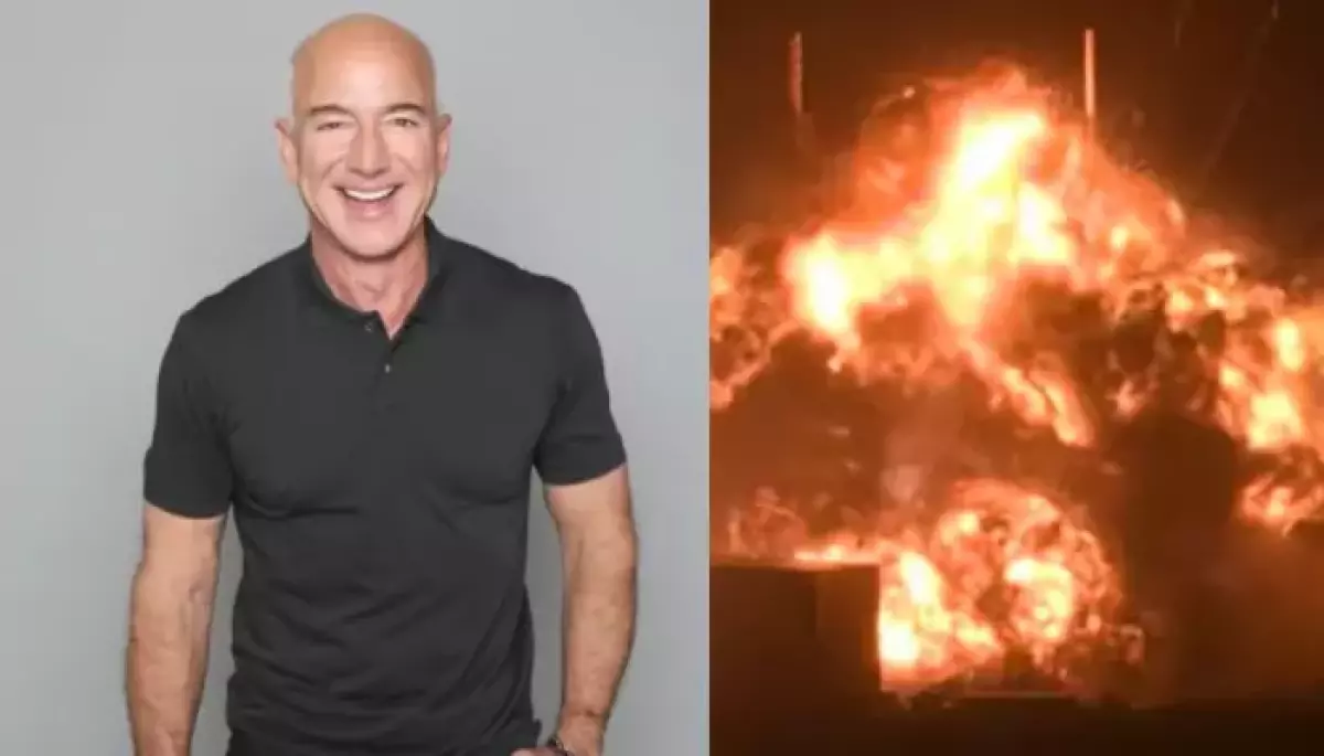 Jeff Bezos Reacts As Blue Origin Rocket Explodes On The Launchpad, What Was The Reason Behind It?
