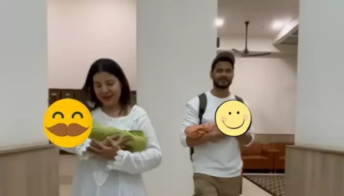 Sambhavna Seth Shares Unseen Glimpse Of One Of Her Twin Babies, Fans Say, 'Not Ready For Cuteness'