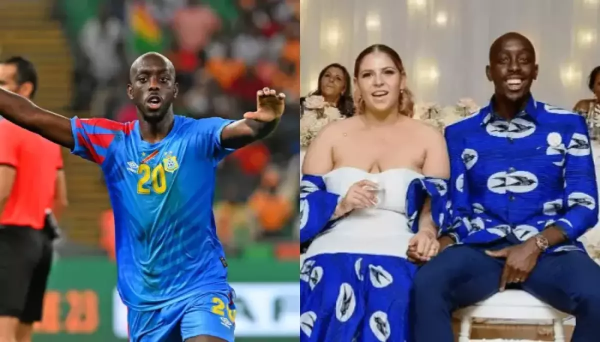 Meet Yoane Wissa’s Wife, Kahina As He Becomes First Goal Scorer For DR Congo At FIFA World Cup