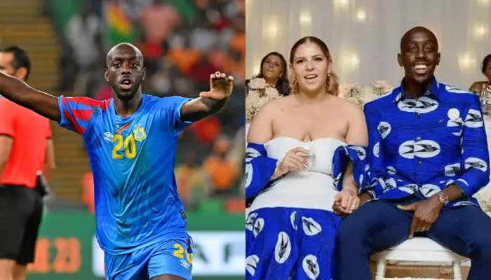 Meet Yoane Wissa's Wife, Kahina As He Becomes First Goal Scorer For DR Congo At FIFA World Cup