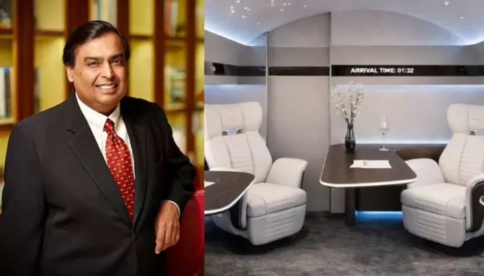 Inside Glimpses Of Mukesh Ambani's Luxurious Boeing 737 Max 9 Private Jet Worth USD 150 Million