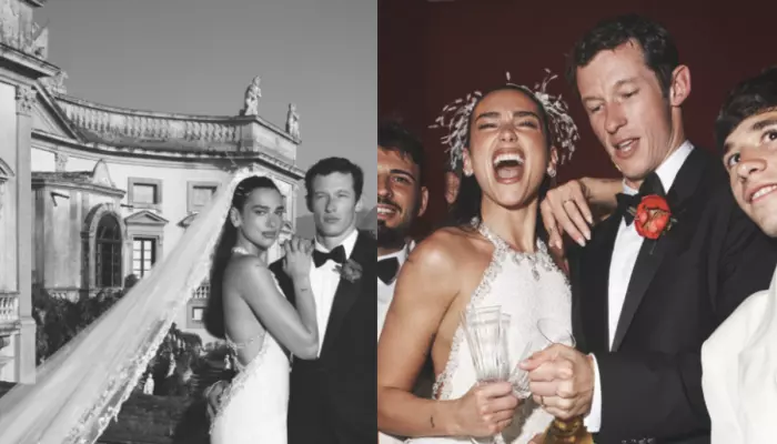 Dua Lipa Shares Official Wedding Pics With Husband Callum, Fans Say, 'Most Beautiful Bride In World'