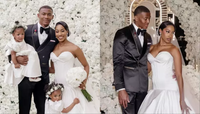 DeVonta Smith And Mya Danielle Tie The Knot, From NFL Players To Luxurious Decor At Couple's Wedding