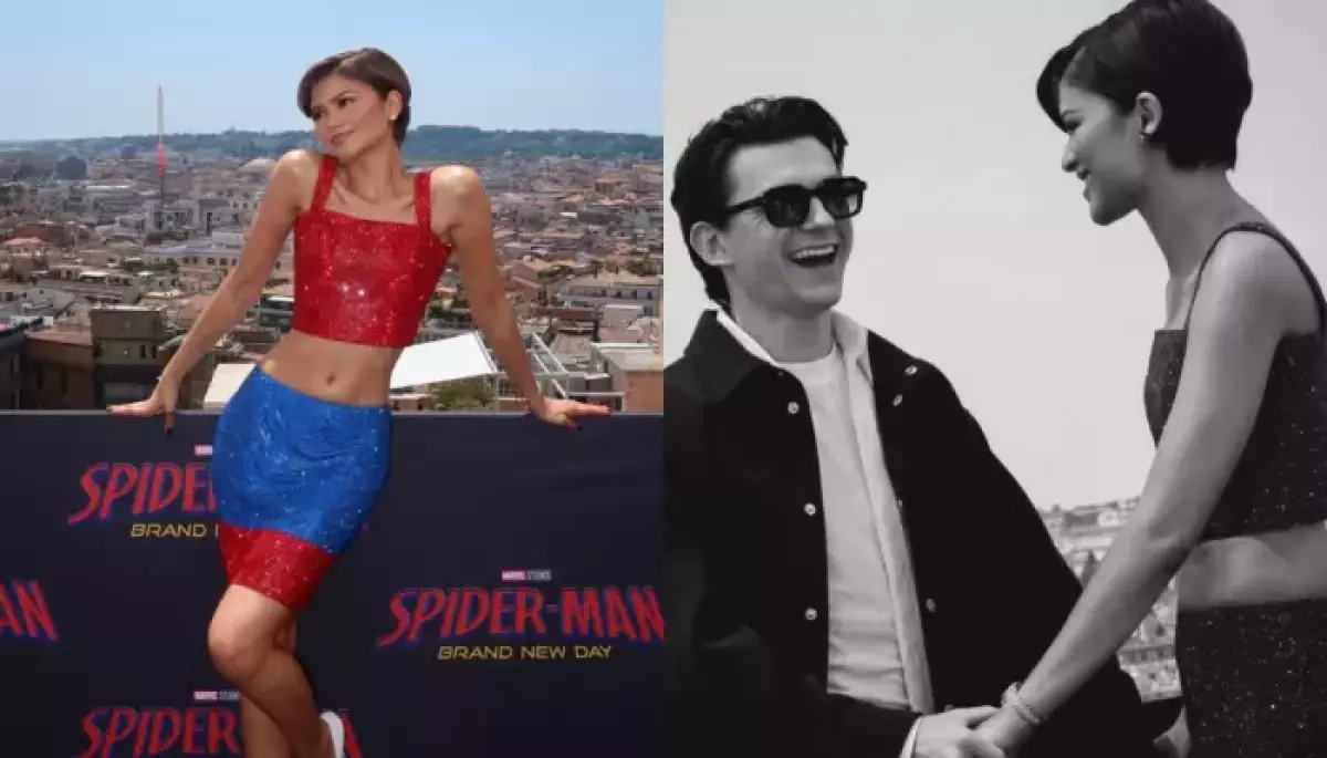 Zendaya Shares Rare Kissing Picture With Tom Holland Days After ‘Spider-Man’ Star Confirmed Marriage