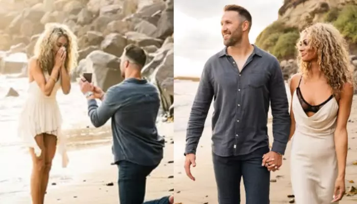 Patriots Coach, Jeremy Springer Goes Down On One Knee To Propose To Ladylove, Kayla Burton