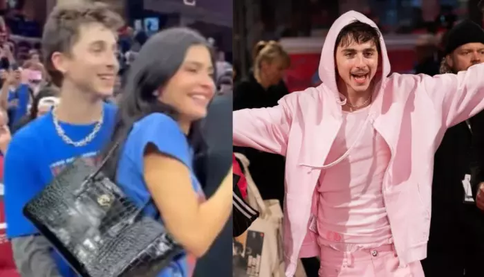 Timothee Chalamet And GF, Kylie Are The Happiest As The Knicks Secures NBA Finals Spot