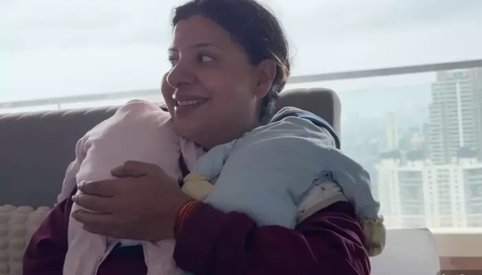 Sambhavna Seth Gets Backlash For Holding One-Month-Old Twins Like Rag Dolls, 'They Are Your Babies'