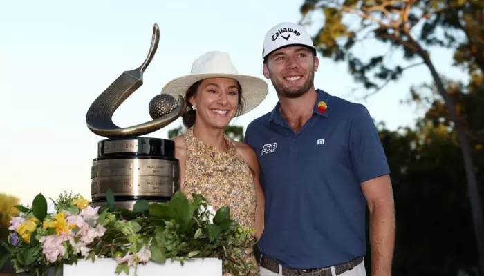 Who Is Sam Burns' Wife, Caroline Campbell? PGA Tour Star's First Valentine's Day Date And Mom Of Two