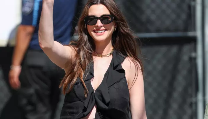Anne Hathaway Bares Her Baby Bump, After Addressing 'Fake Pregnancy' Allegations At 43