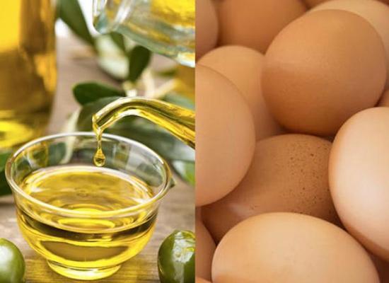 #1. Egg And Olive Oil